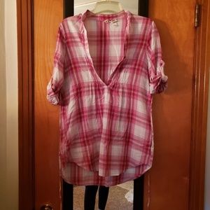 Long flannel shirt